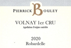 2020 Volnay 1er Cru, Robardelle, Pierrick Bouley